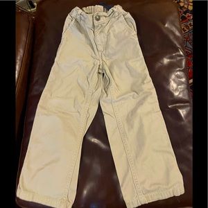 Carter’s BOYS khakis - adjustable waist. Size 5. GUC